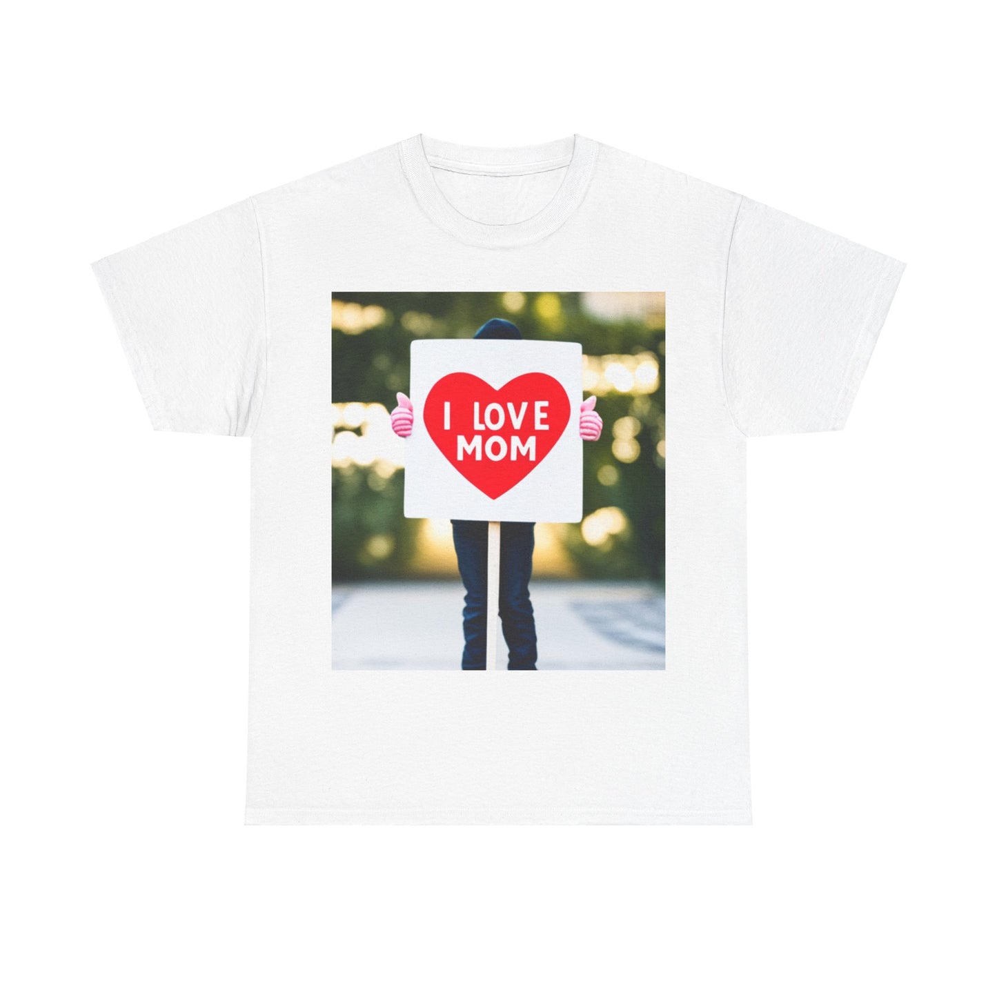 Love Joy Unisex I Love Mom Heavy Cotton Tee