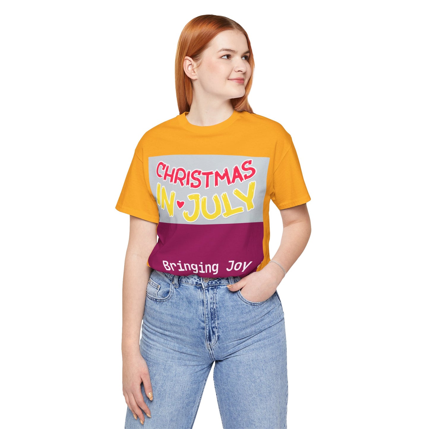 Love Joy Bestseller Unisex Christmas In July Jersey Short Sleeve Tee