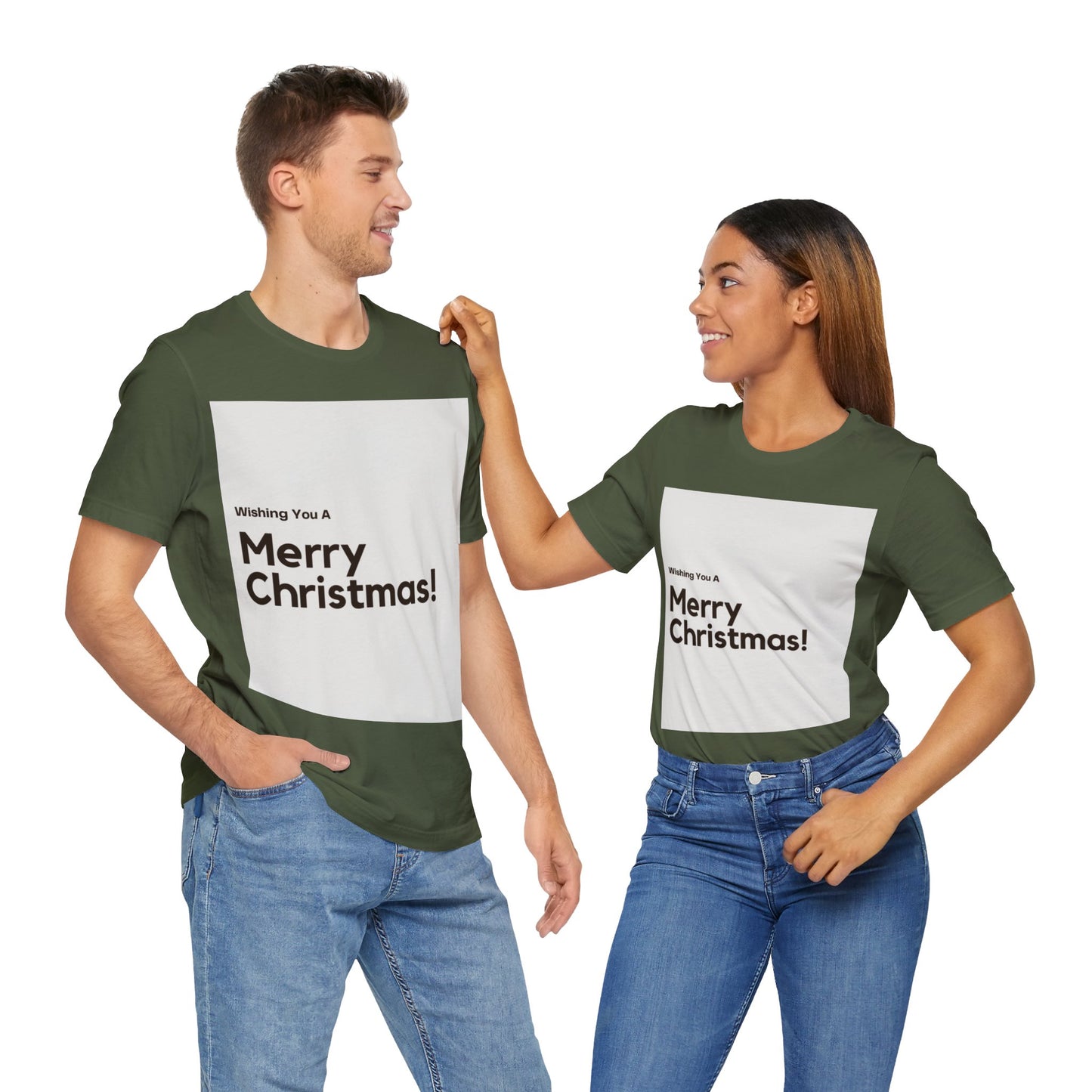 Love Joy Bestseller Unisex Merry Christmas Jersey Short Sleeve Tee