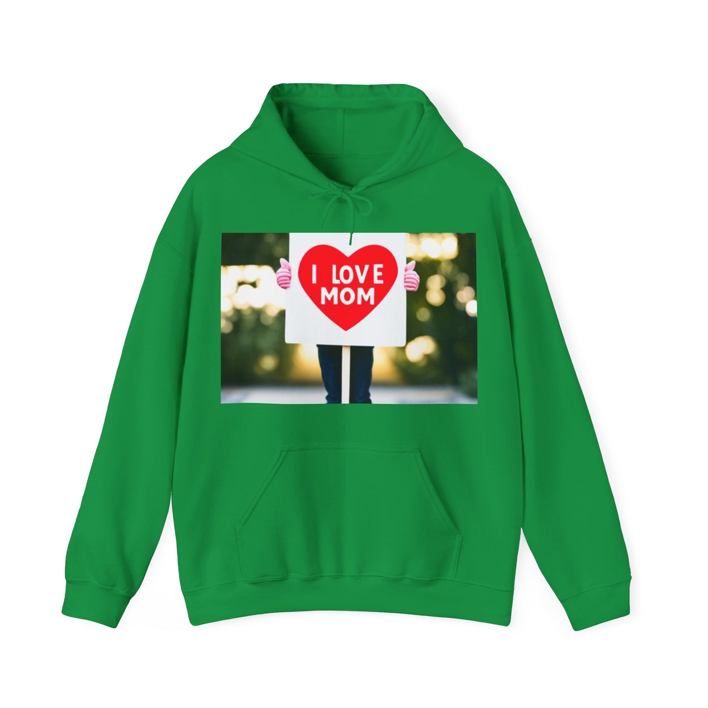 Love Joy Unisex I Love Mom Heavy Blend™ Hooded Sweatshirt