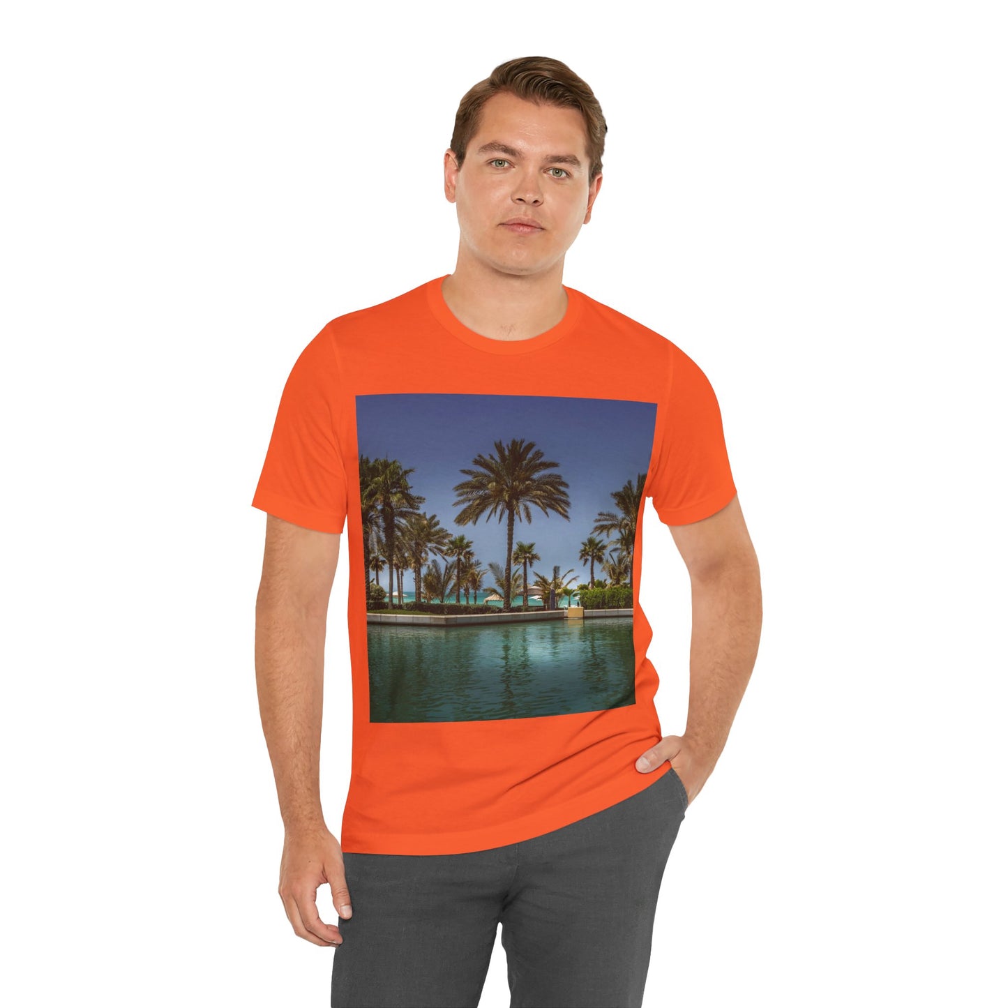 Love Joy Relaxing Unisex Jersey Short Sleeve Tee With Express Delivery