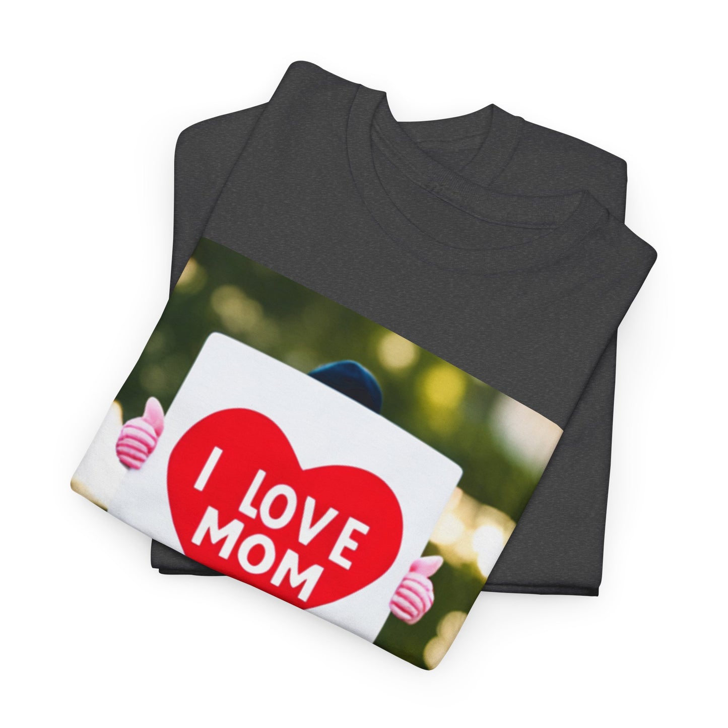 Love Joy Unisex I Love Mom Heavy Cotton Tee