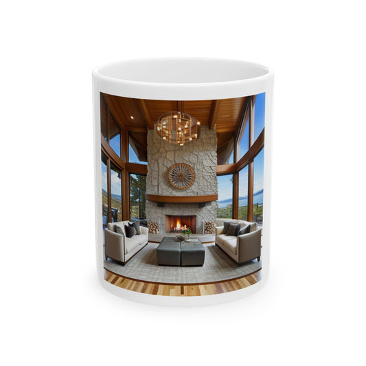 Love Joy Fireplace Loves Ceramic Mug 11oz