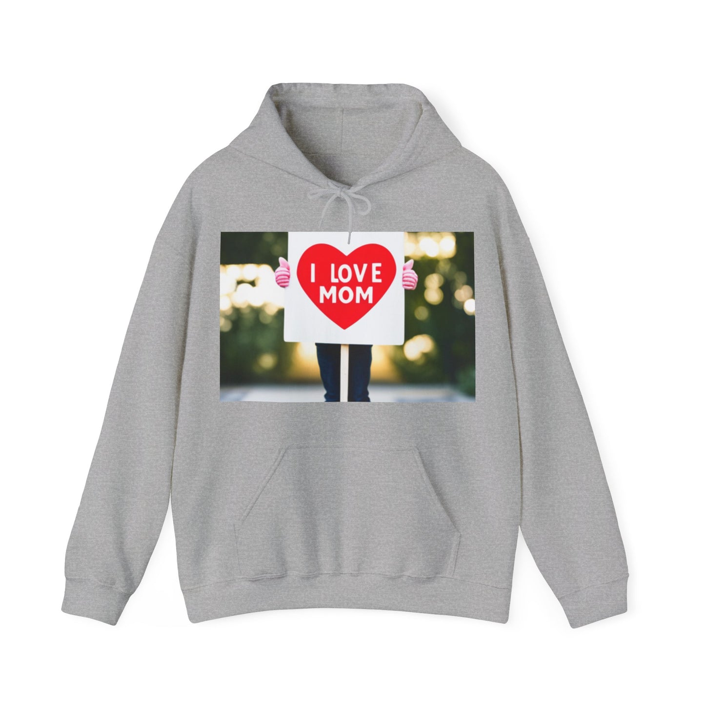 Love Joy Unisex I Love Mom Heavy Blend™ Hooded Sweatshirt