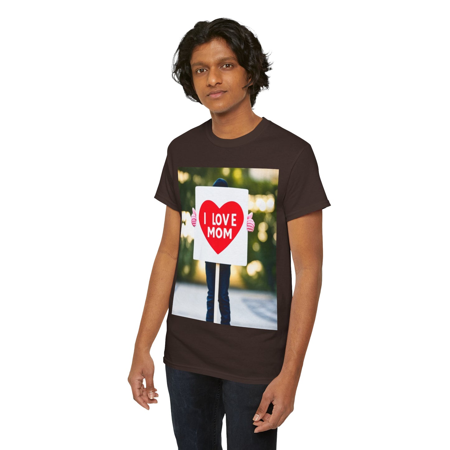 Love Joy Unisex I Love Mom Heavy Cotton Tee