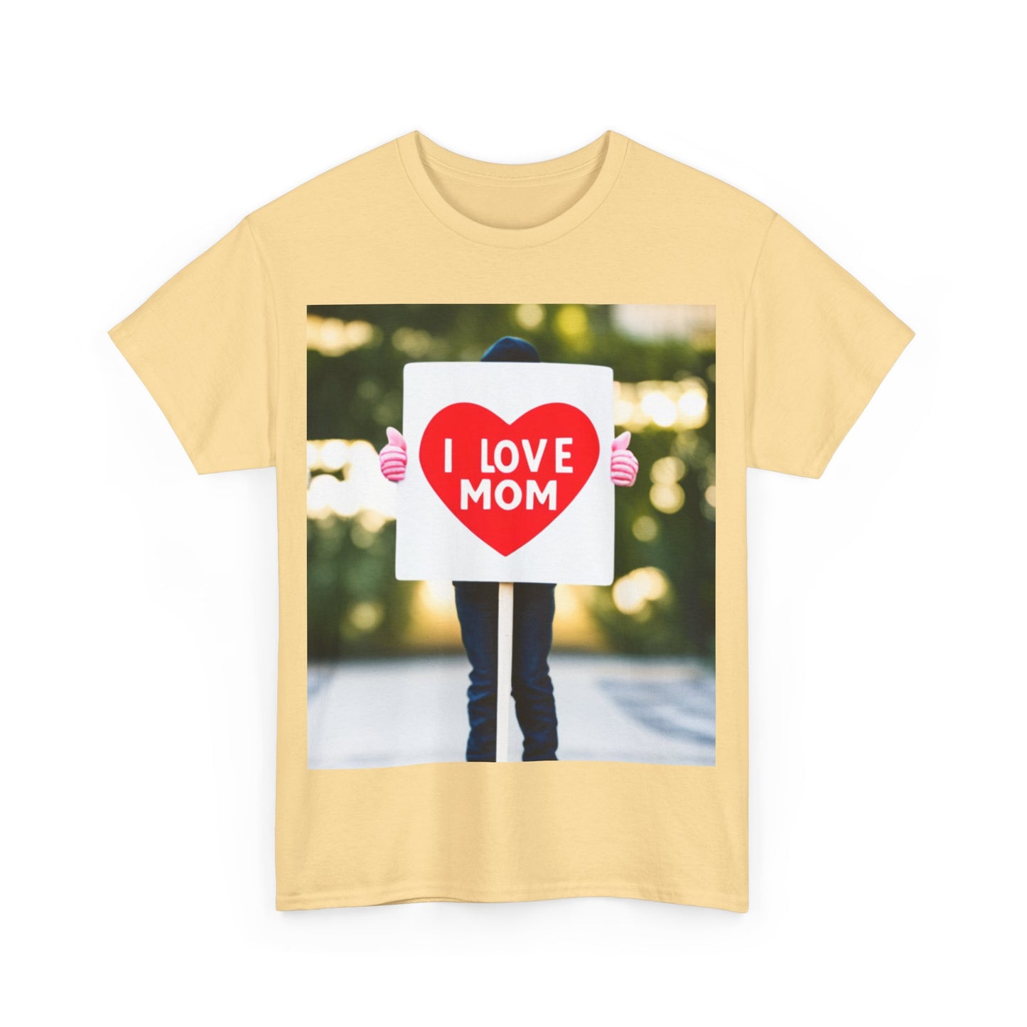 Love Joy Unisex I Love Mom Heavy Cotton Tee