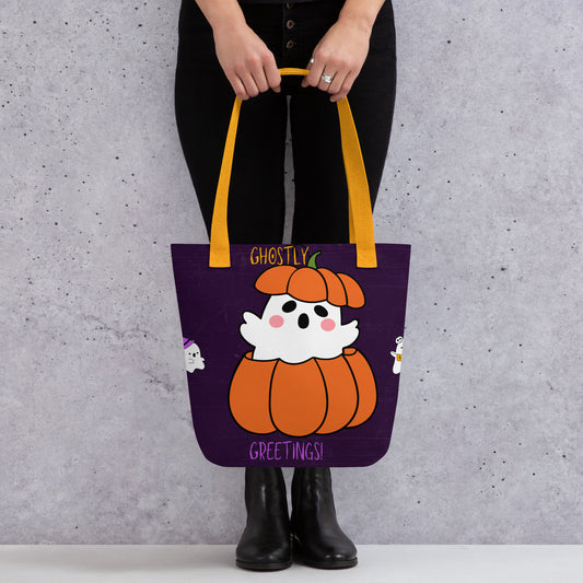 Love Joy Bestseller Ghostly Greetings Tote Bag