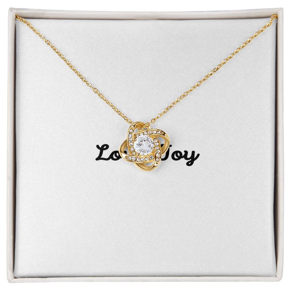 Love Joy Love Knot Necklace