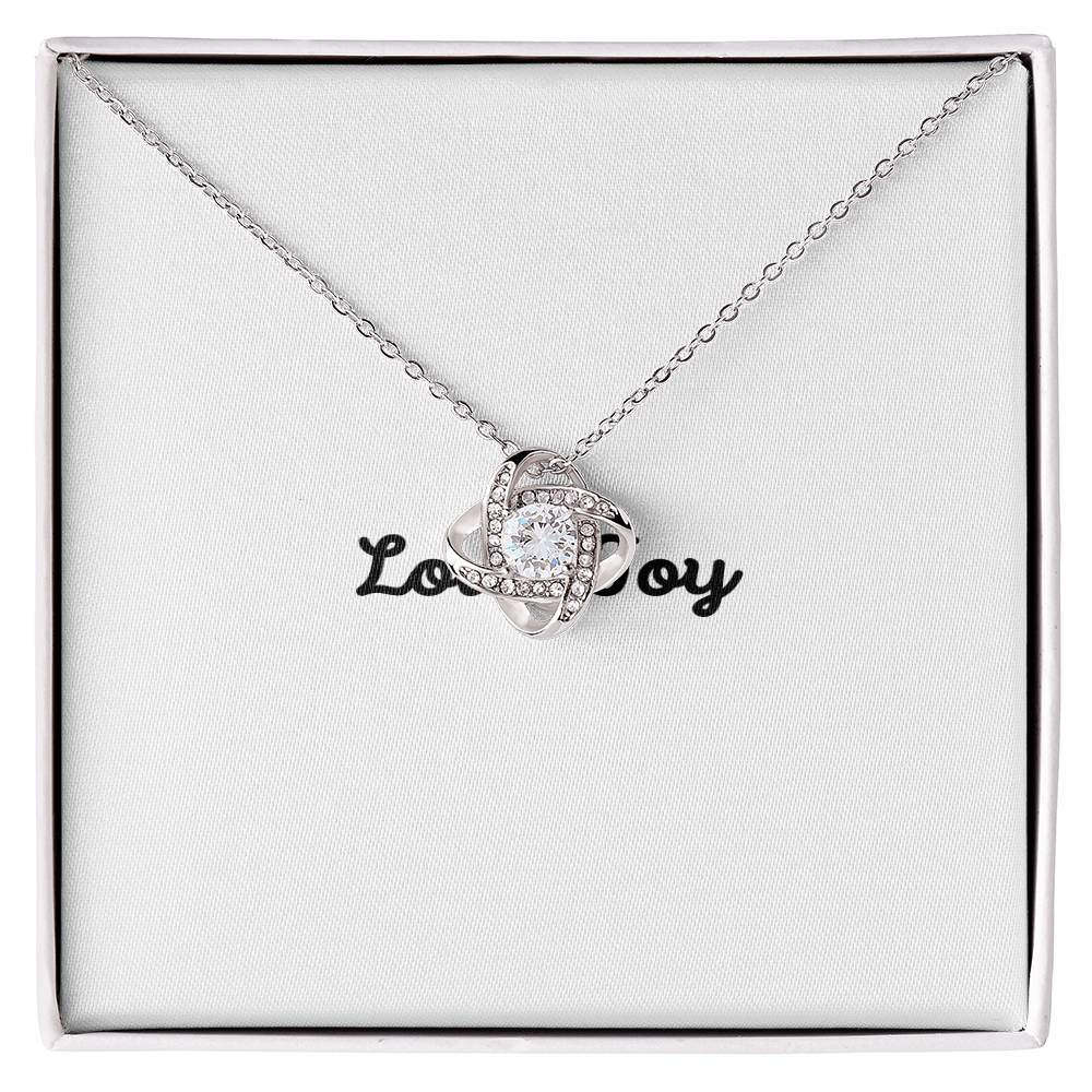 Love Joy Love Knot Necklace