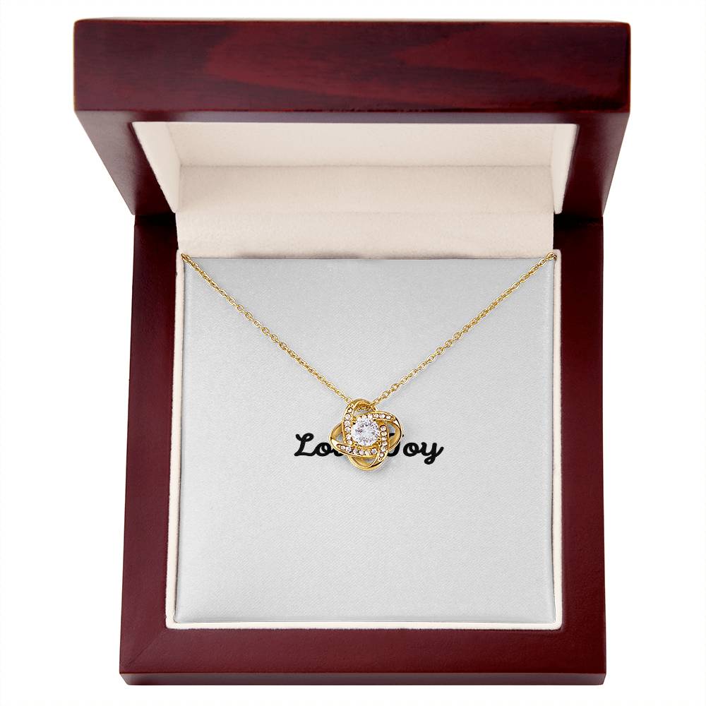 Love Joy Love Knot Necklace