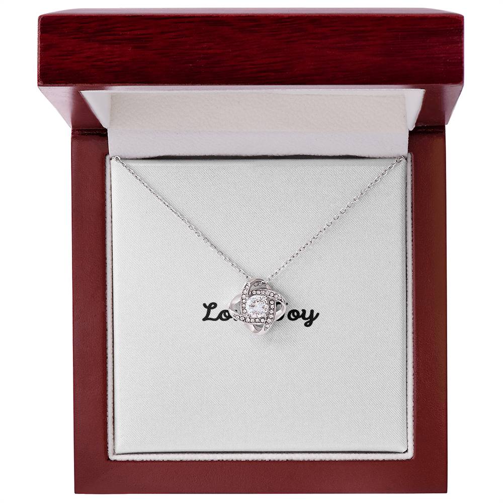 Love Joy Love Knot Necklace