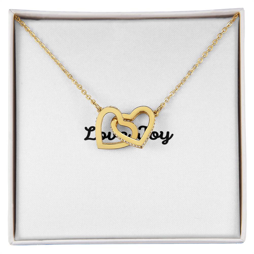 Love Joy Interlocking Hearts Necklace