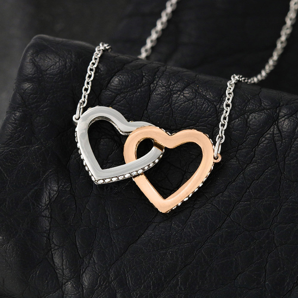 Love Joy Interlocking Hearts Necklace