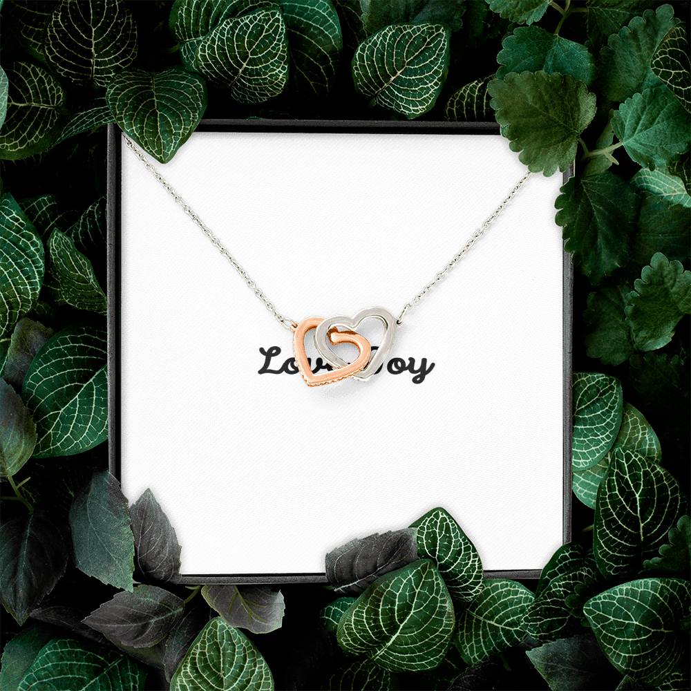 Love Joy Interlocking Hearts Necklace