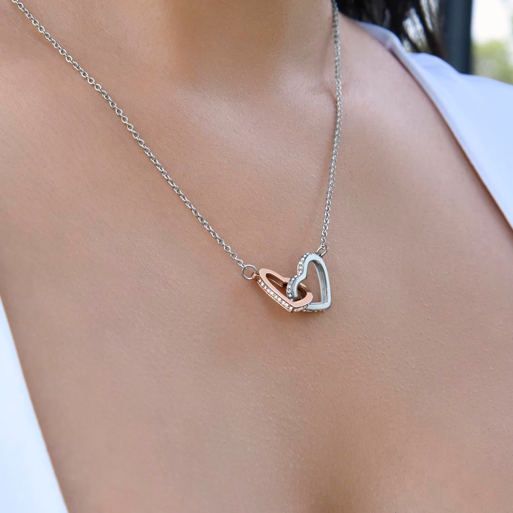 Love Joy Interlocking Hearts Necklace