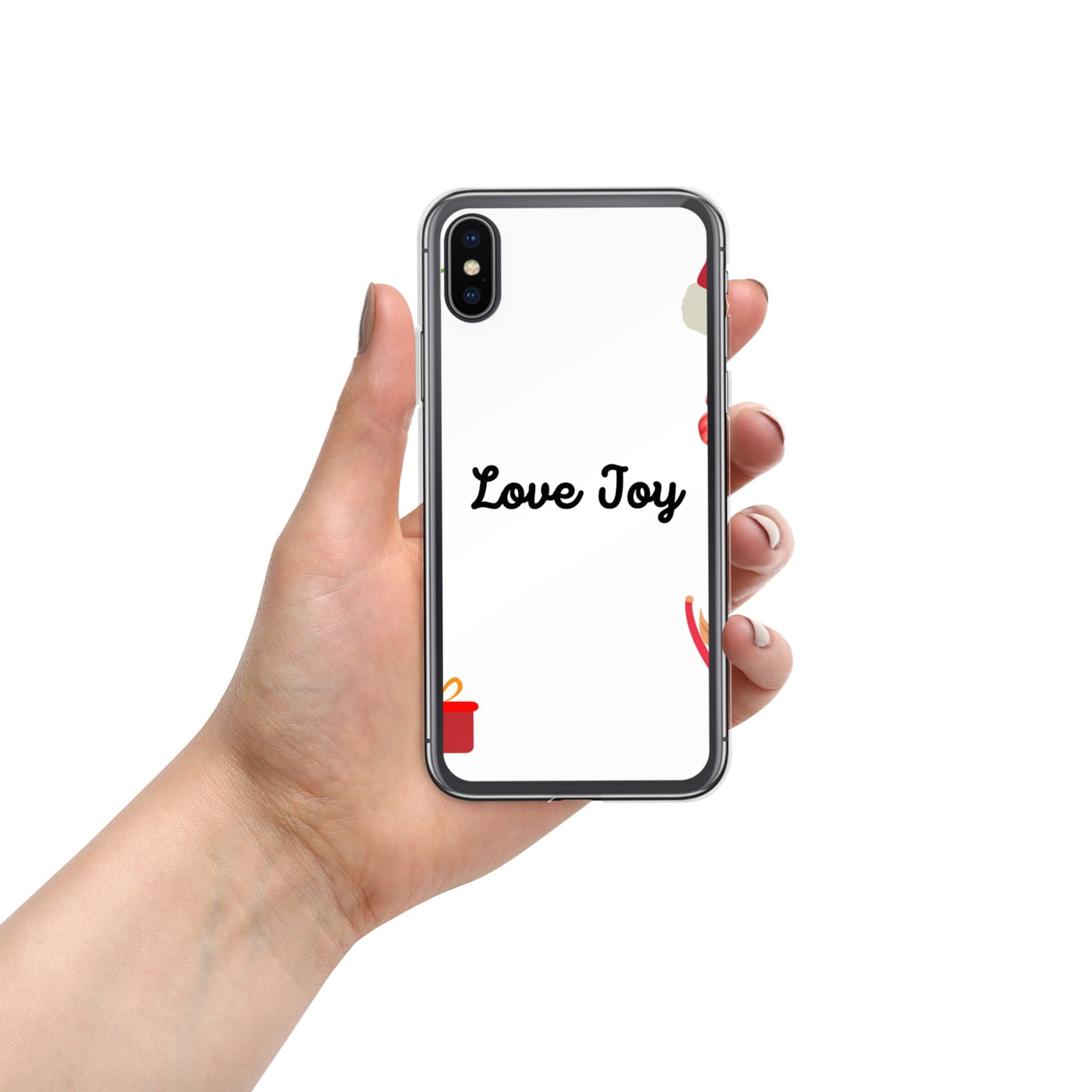 Love Joy Bestseller Tis The Season Clear Case for iPhone®