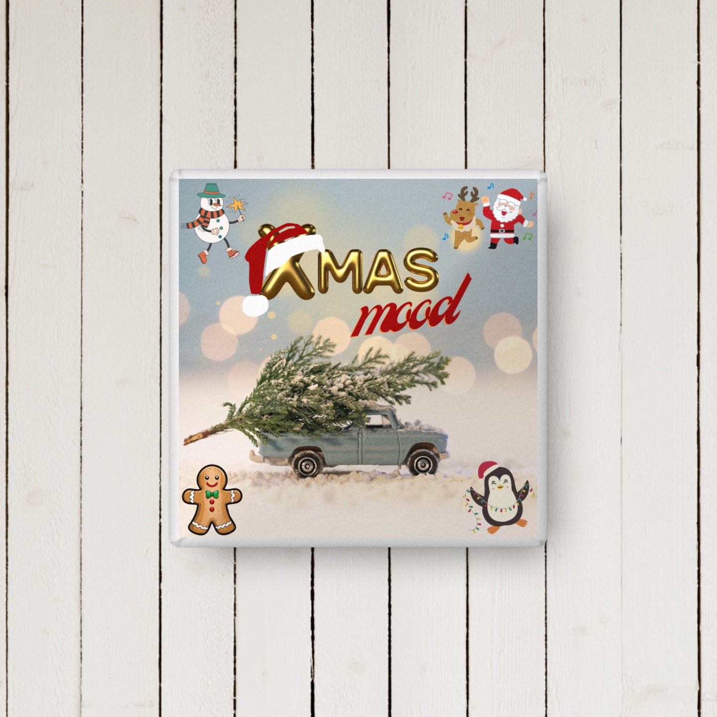 Love Joy Xmas Mood Custom-Shaped Pillow