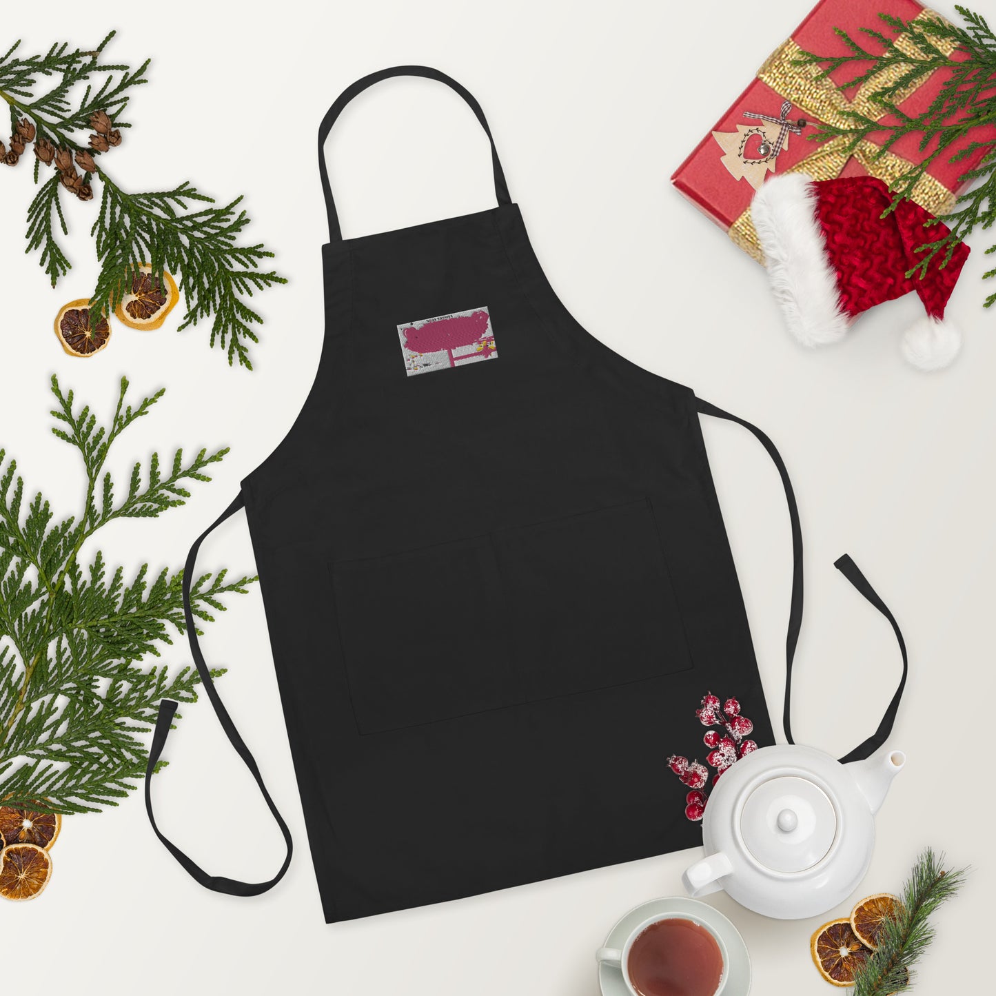 Love Joy Stay Groovy Embroidered Apron