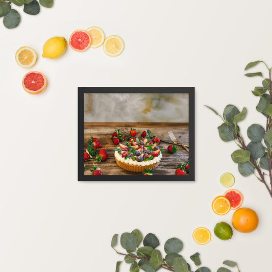 Love Joy Bestseller Fruit Tart Luster Framed Poster