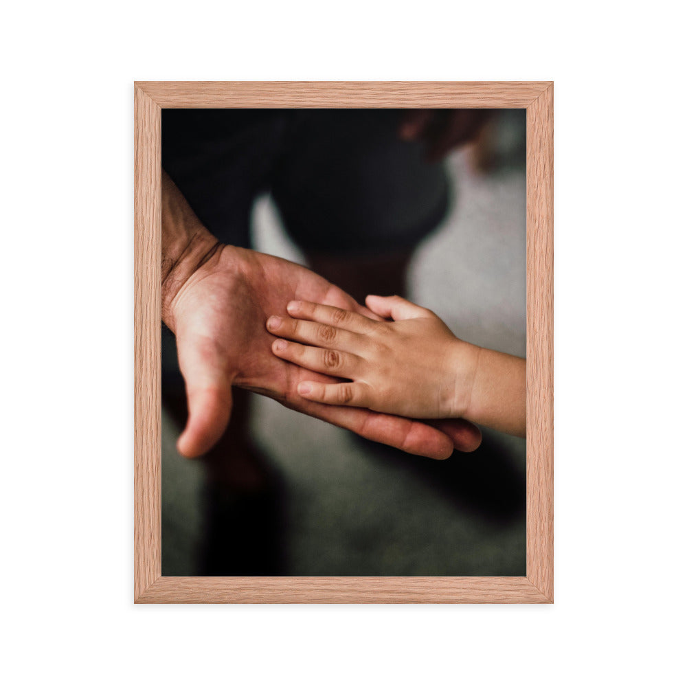 Love Joy Bestseller Dad's Loves Framed Poster