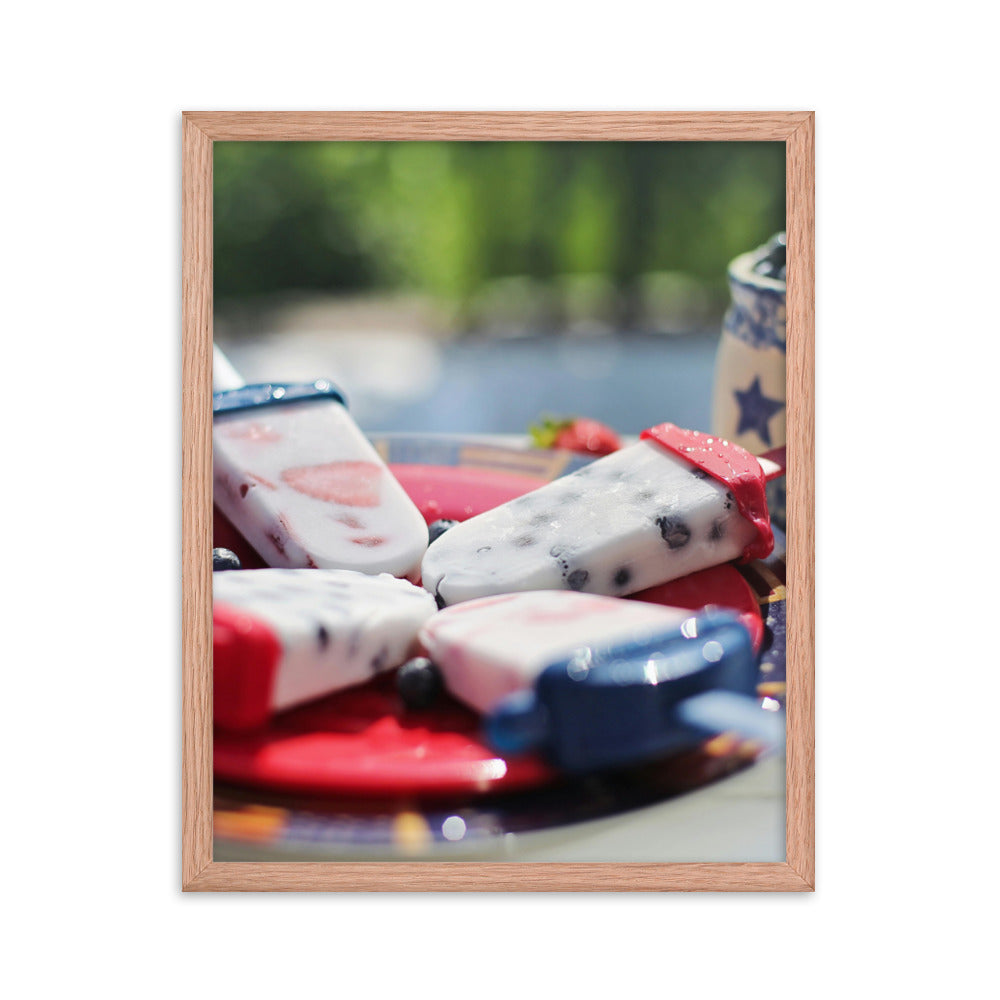 Love Joy Bestseller Festive Berries Framed Poster