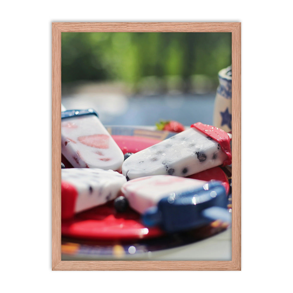 Love Joy Bestseller Festive Berries Framed Poster