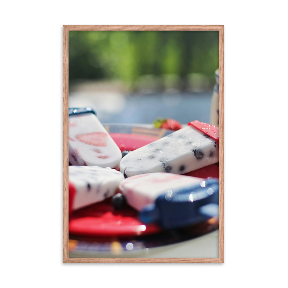 Love Joy Bestseller Festive Berries Framed Poster