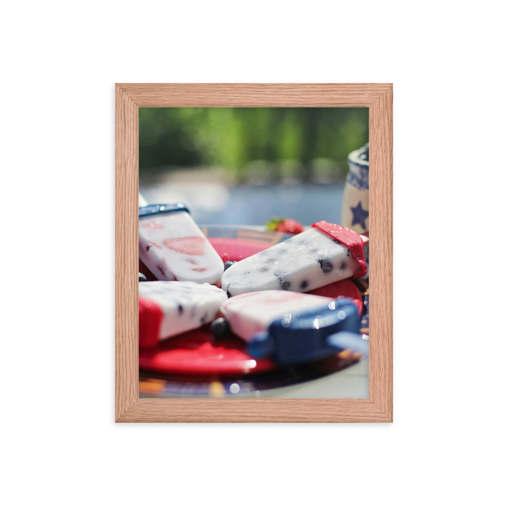 Love Joy Bestseller Festive Berries Framed Poster