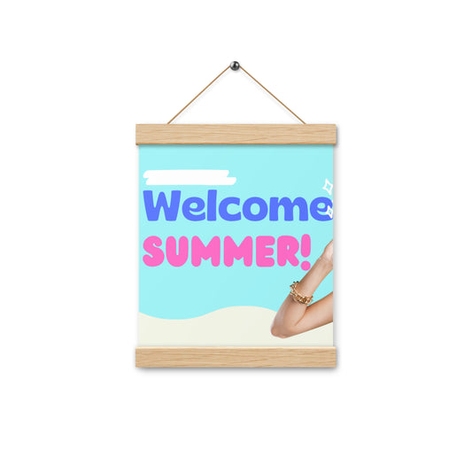 Love Joy Welcome Summer Poster With Hangers