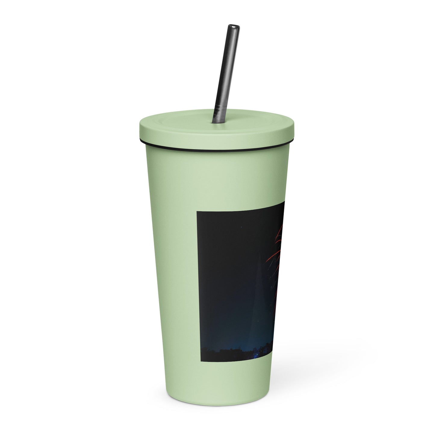 Love Joy Insulated 4th Of July Tumbler With A Straw