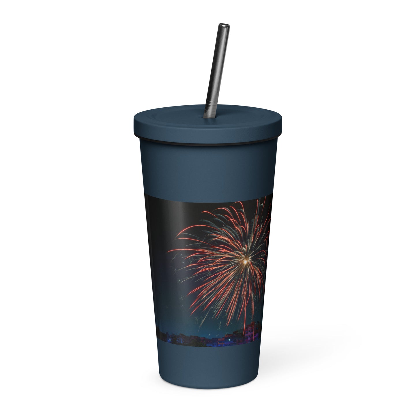 Love Joy Insulated 4th Of July Tumbler With A Straw