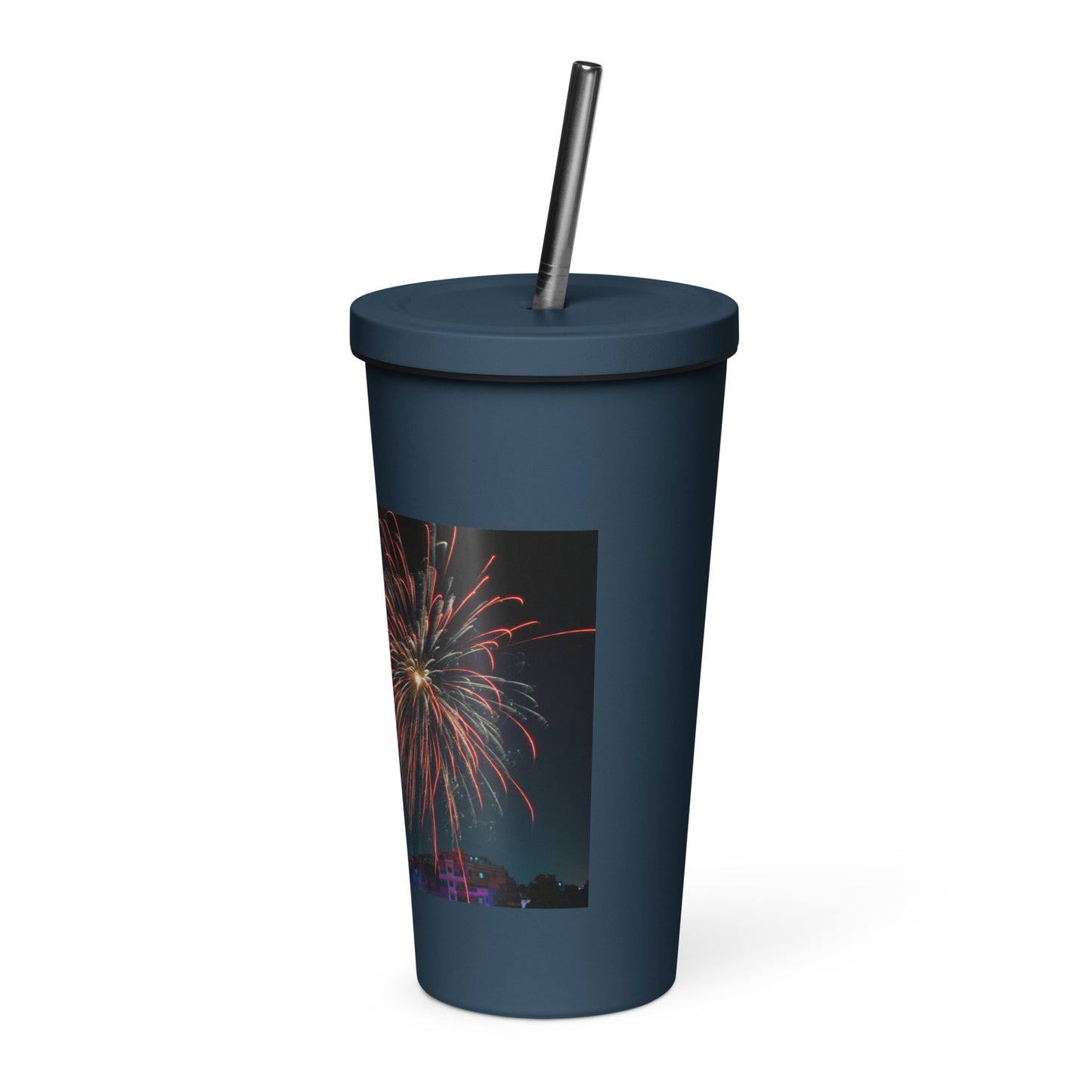 Love Joy Insulated 4th Of July Tumbler With A Straw