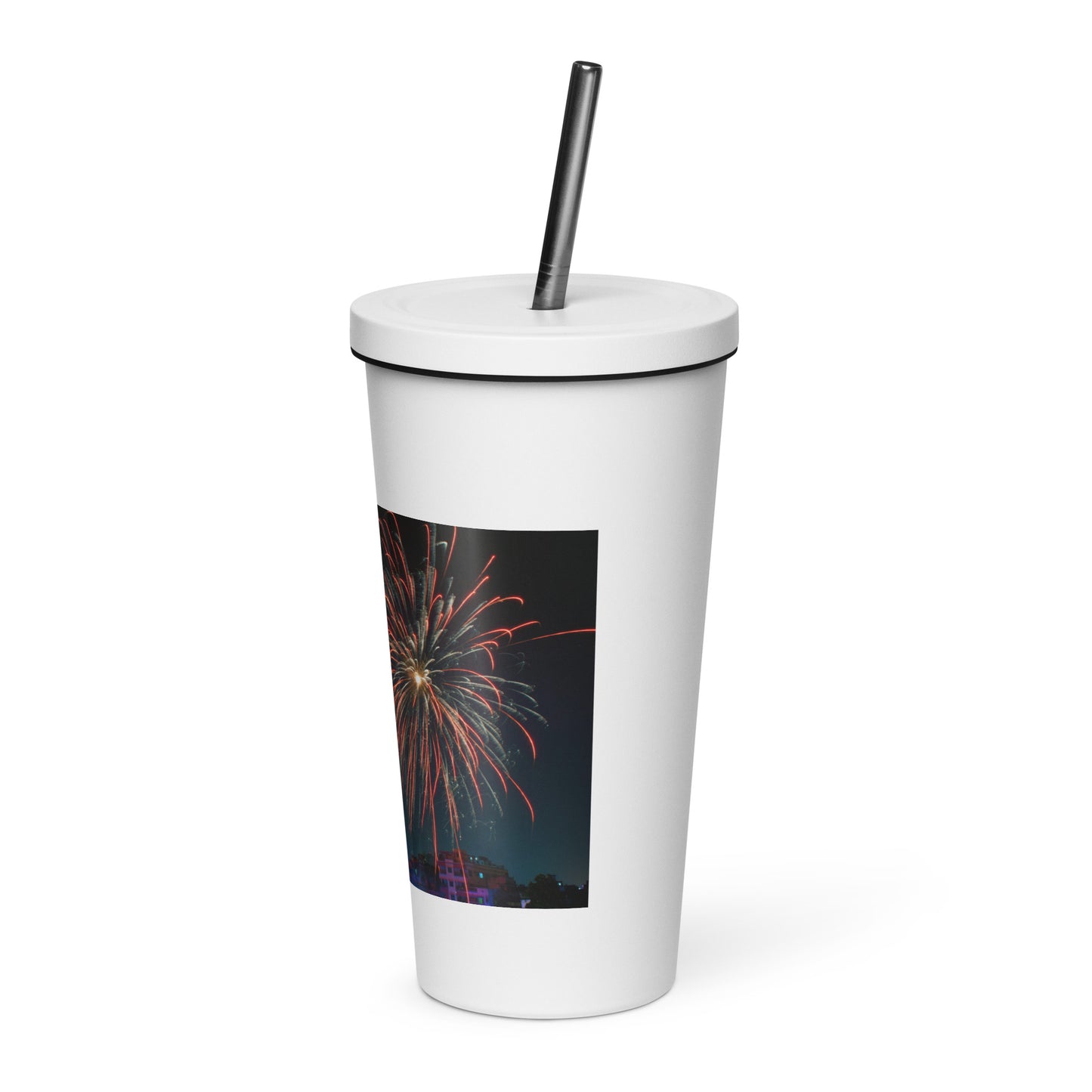 Love Joy Insulated 4th Of July Tumbler With A Straw