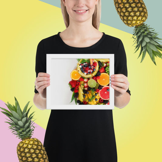 Love Joy Tropical Loves Framed Poster