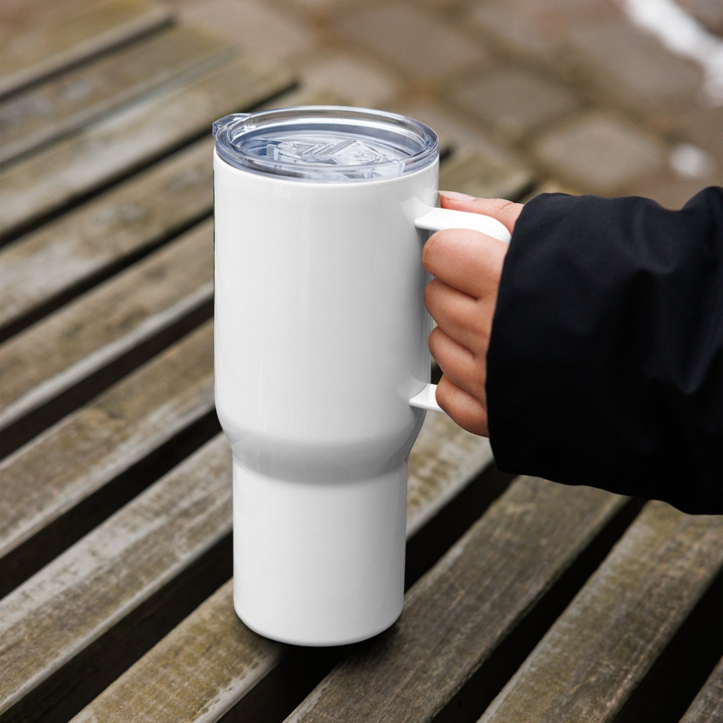 Love Joy Bestseller Goodness And Beauty Travel Mug With A Handle