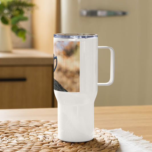 Love Joy World Champion Dad Travel Mug With A Handle