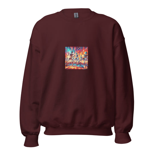 Love Joy Unisex Dancing Skeletons Sweatshirt