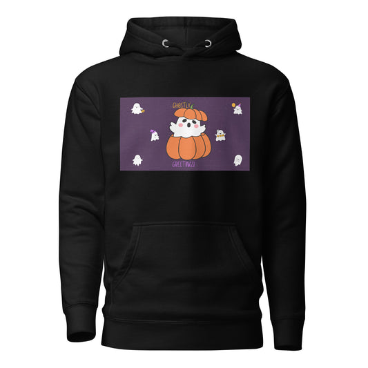 Love Joy Bestseller Unisex Ghostly Greetings Hoodie