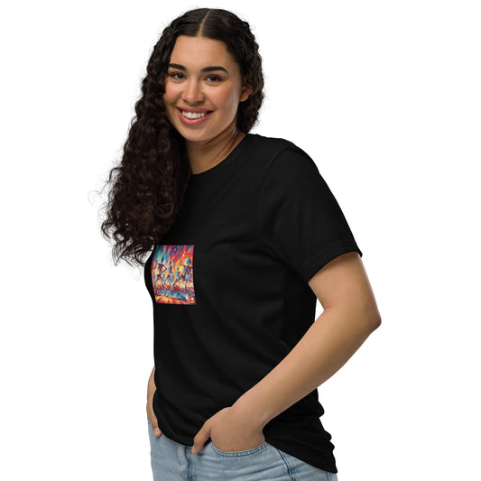 Love Joy Unisex Dancing Skeletons Staple Eco T-Shirt
