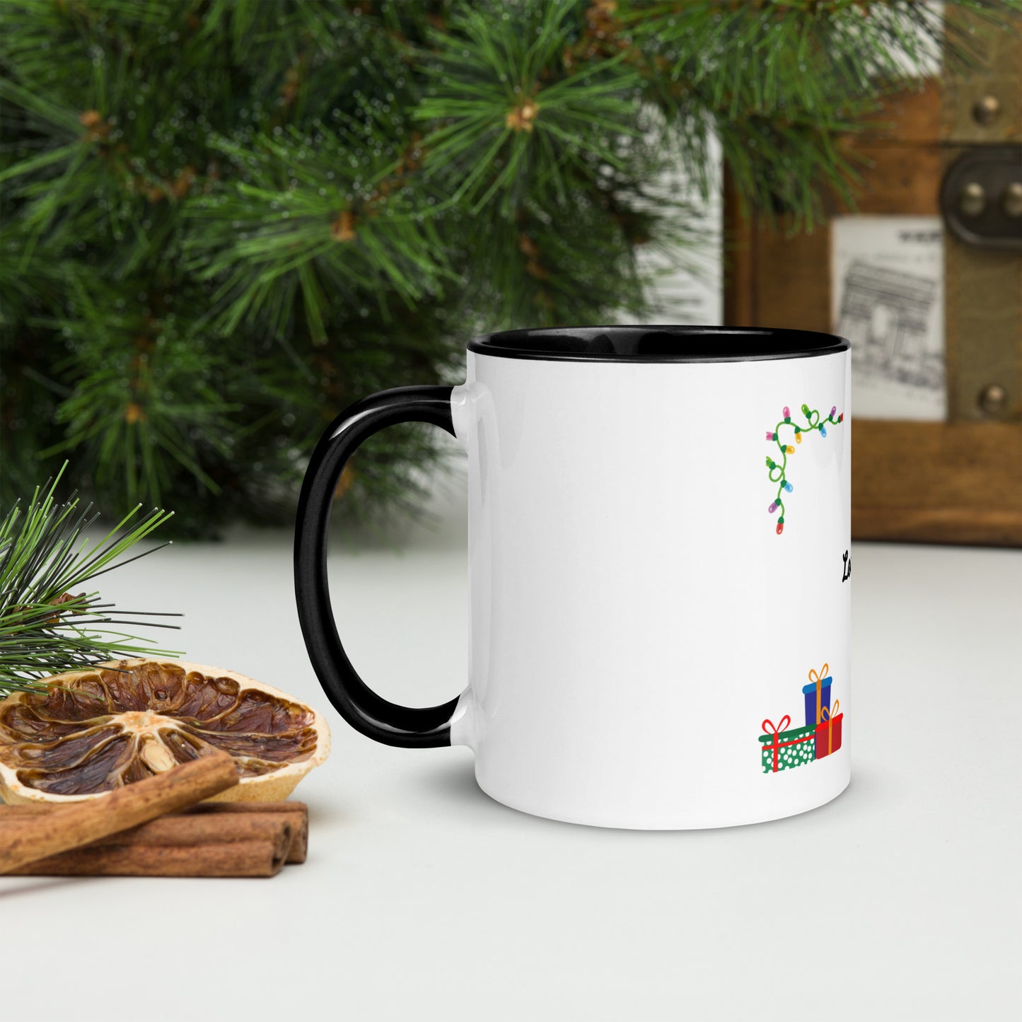 Love Joy Tis The Season Mug With Color Inside