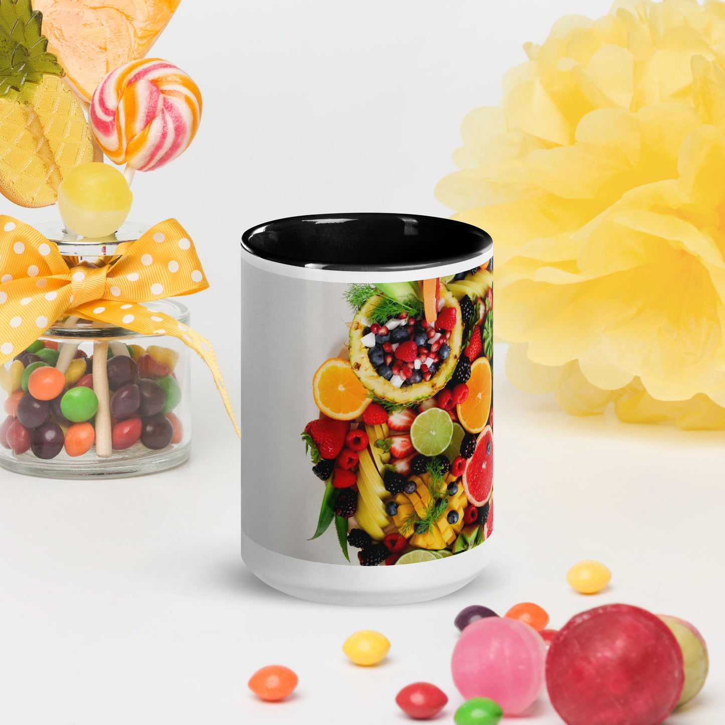 Love Joy Tropical Loves Mug with Color Inside