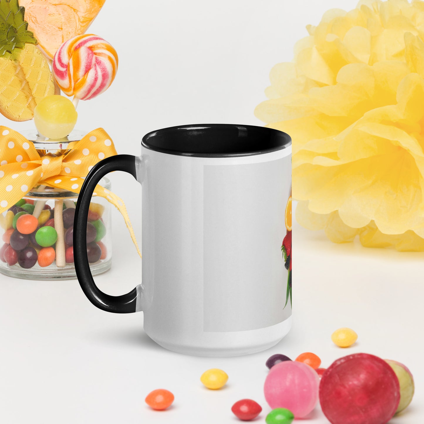 Love Joy Tropical Loves Mug with Color Inside