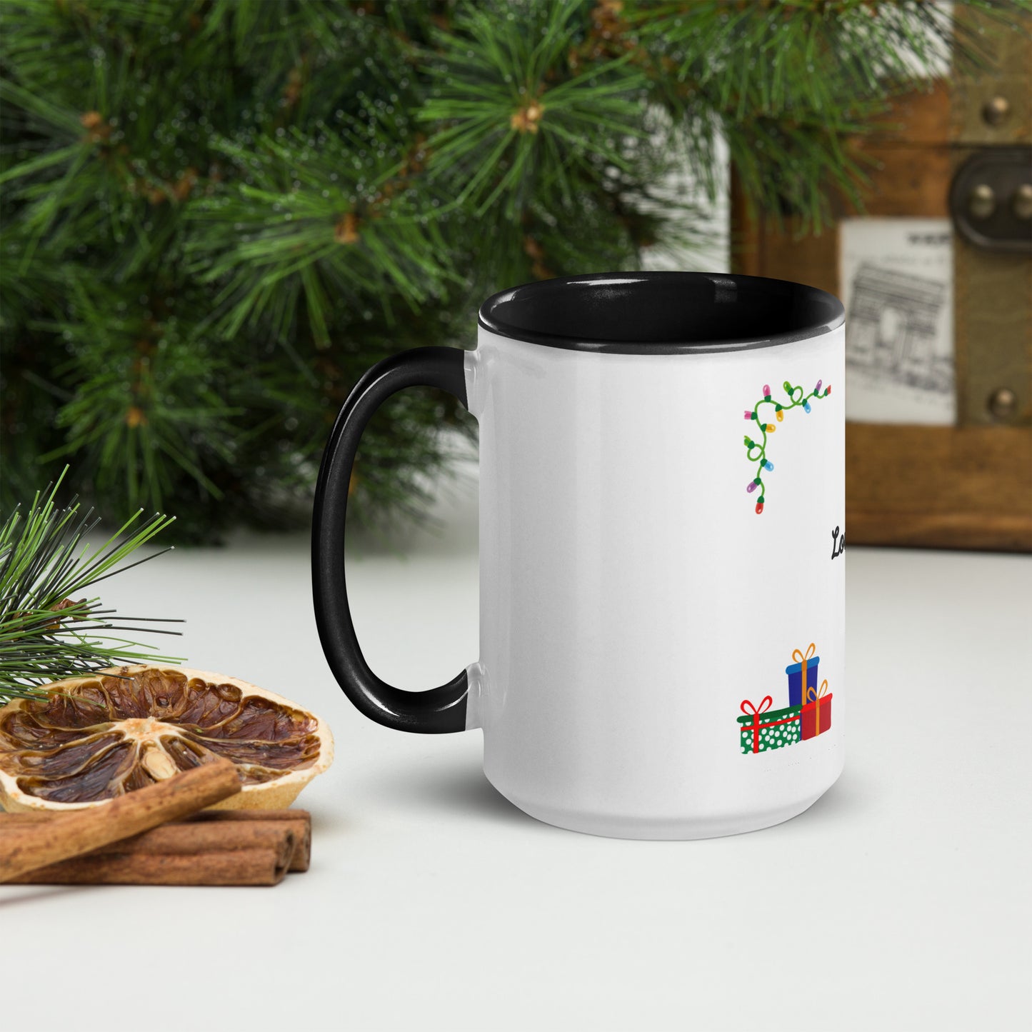 Love Joy Tis The Season Mug With Color Inside