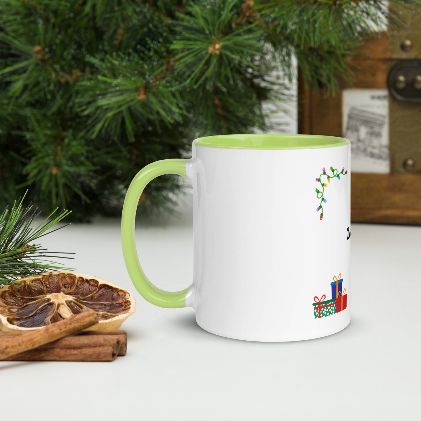 Love Joy Tis The Season Mug With Color Inside