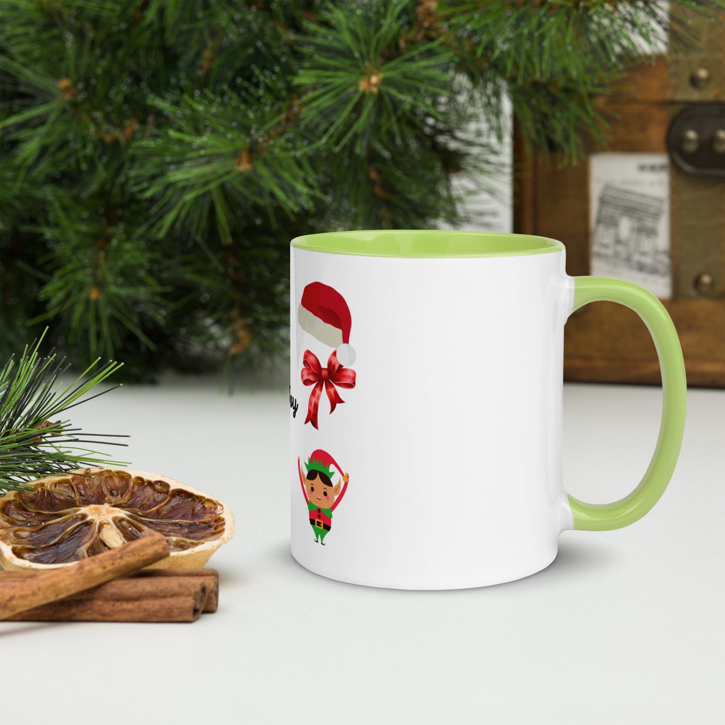 Love Joy Tis The Season Mug With Color Inside