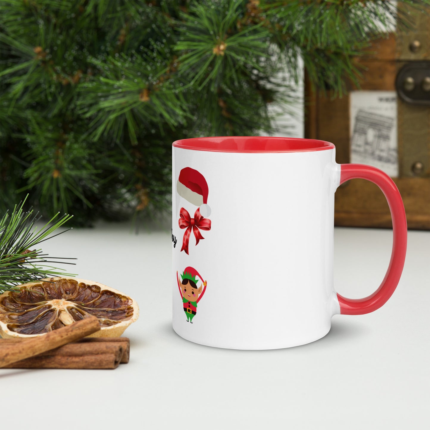 Love Joy Tis The Season Mug With Color Inside