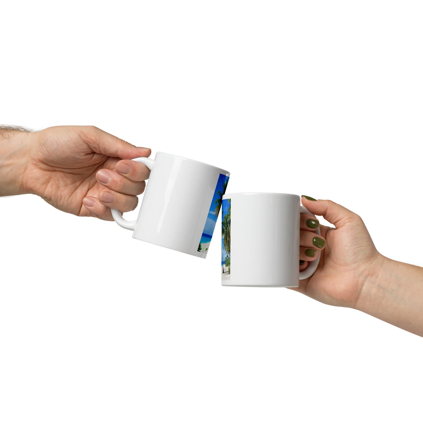 Love Joy Bestseller Goodness And Beauty White Glossy Mug