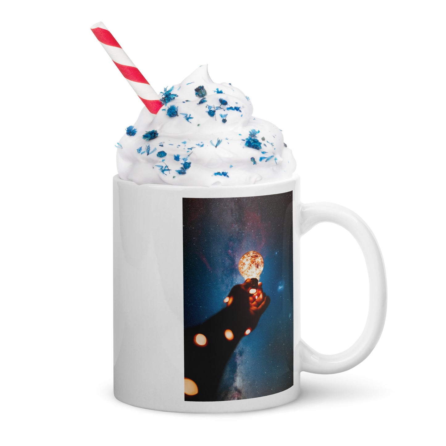 Love Joy Bestseller Cosmic White Glossy Mug