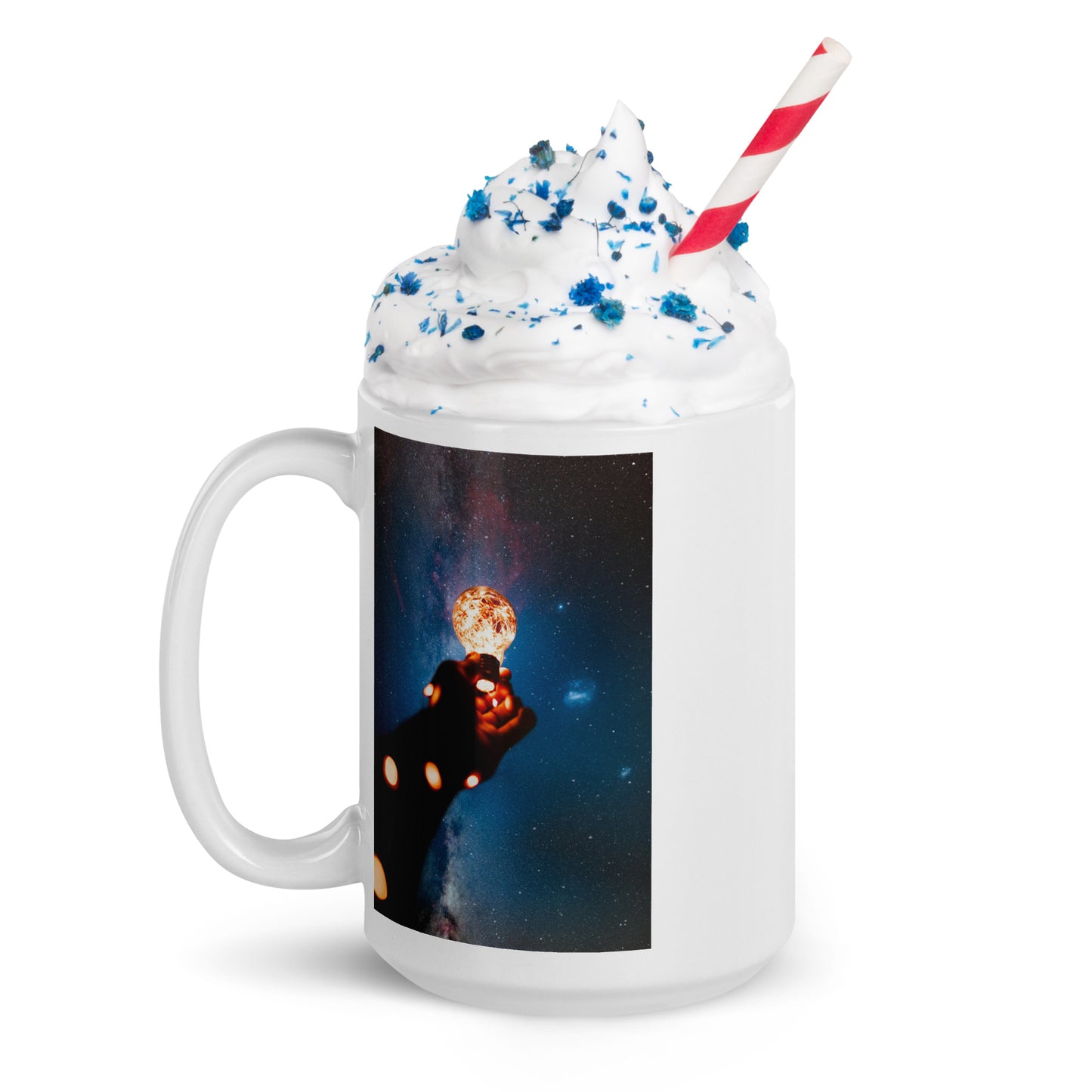 Love Joy Bestseller Cosmic White Glossy Mug