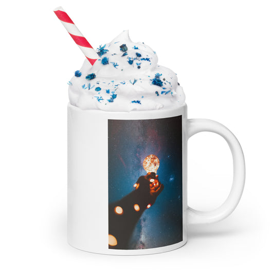 Love Joy Bestseller Cosmic White Glossy Mug